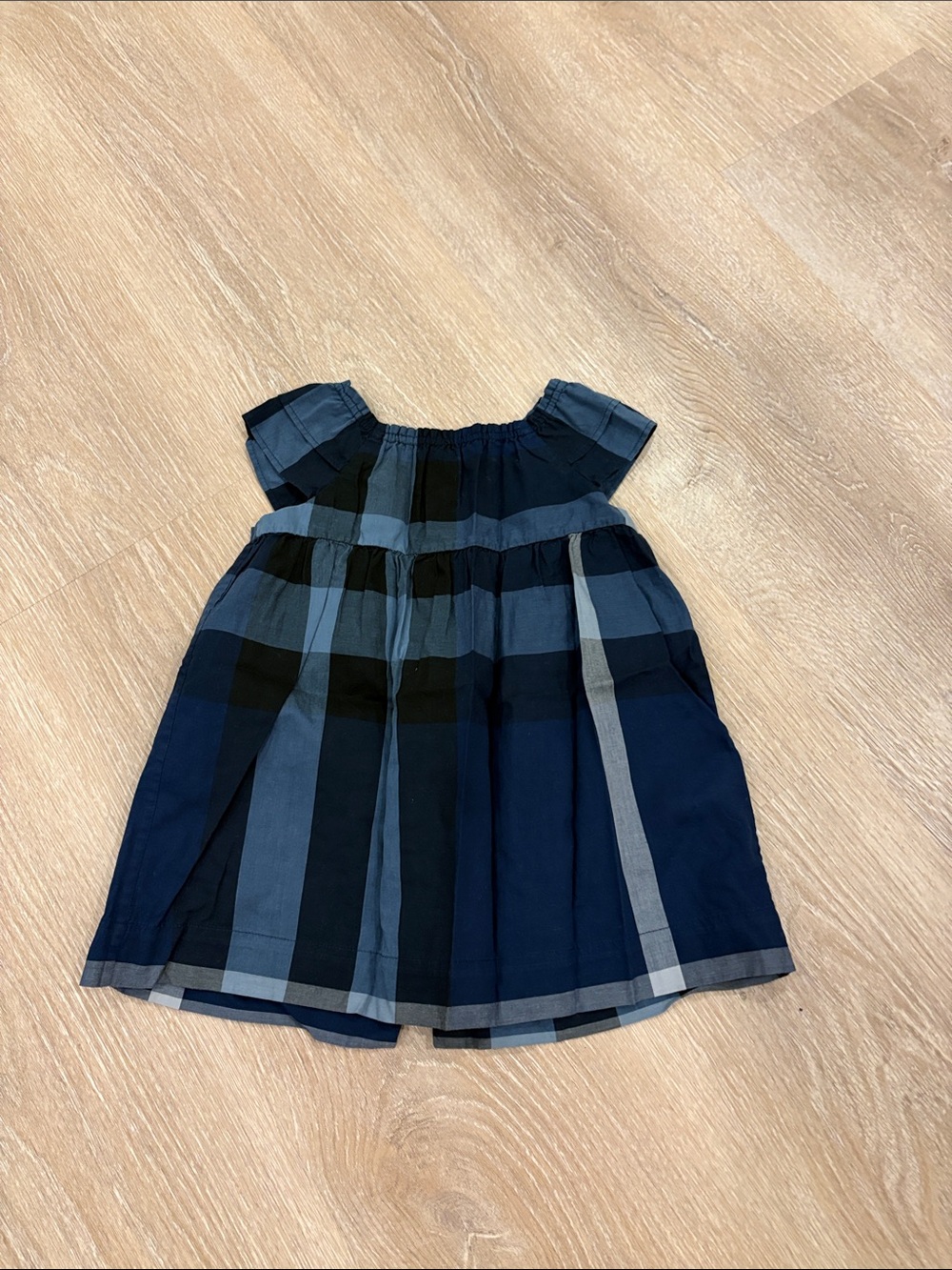 Burberry Nova Check Dress 18M | Navy Plaid Toddler Dress